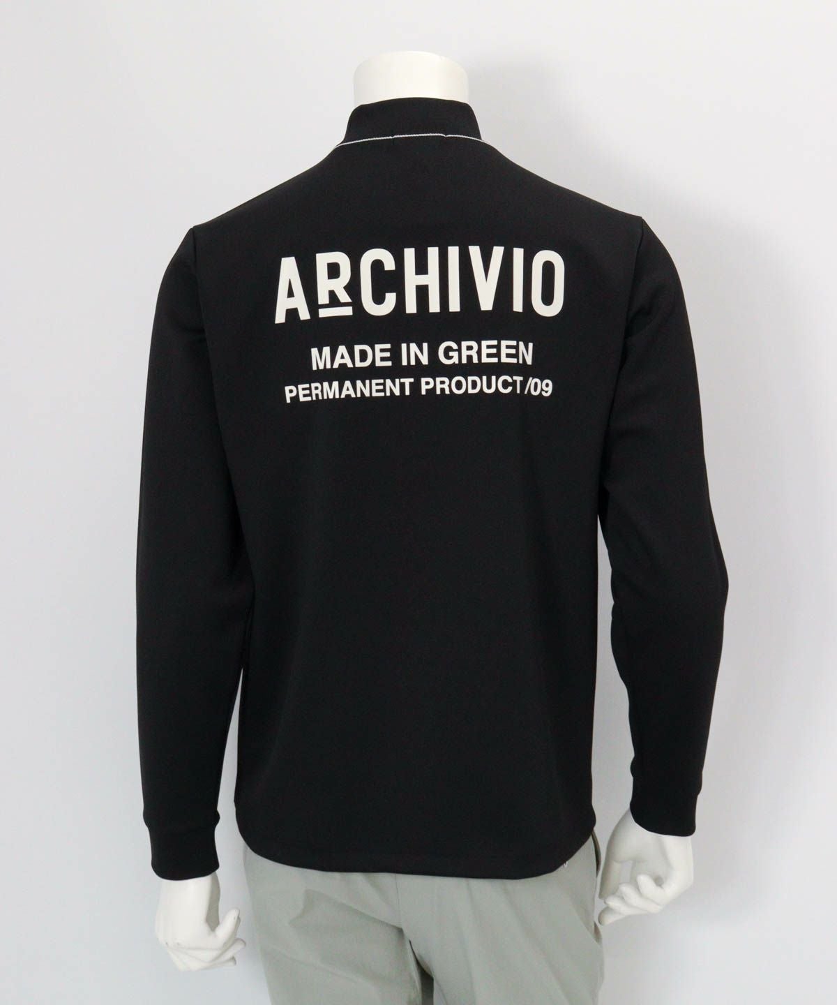 【メンズ】バックロゴUV速乾プルオーバー後（ブラック）