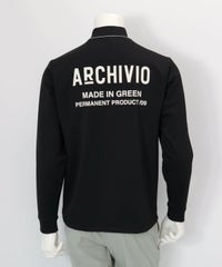 【メンズ】バックロゴUV速乾プルオーバー後（ブラック）