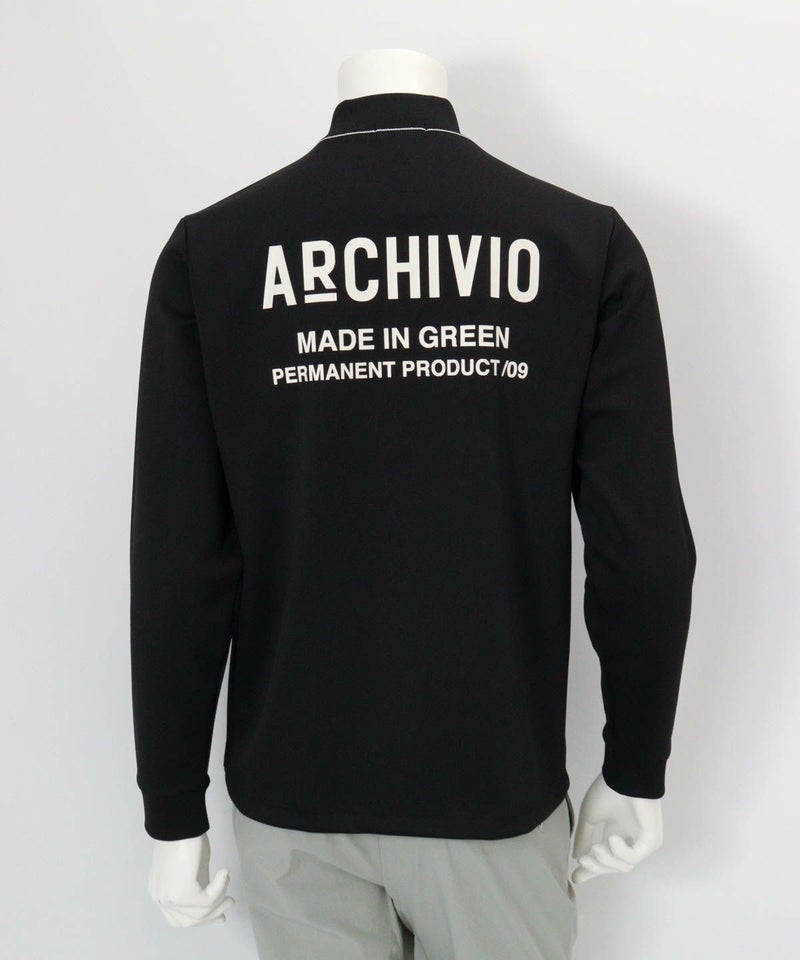 【メンズ】バックロゴUV速乾プルオーバー後（ブラック）