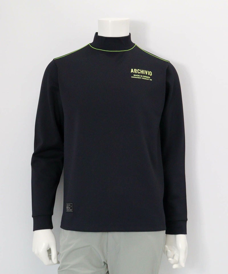 【メンズ】バックロゴUV速乾プルオーバー後（ネイビー）