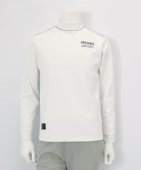 【メンズ】バックロゴUV速乾プルオーバー後（ホワイト）