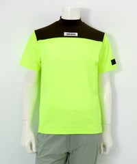 【メンズ】胸切替UV冷感プルオーバー（イエロー）