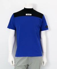 【メンズ】胸切替UV冷感プルオーバー（ブルー）