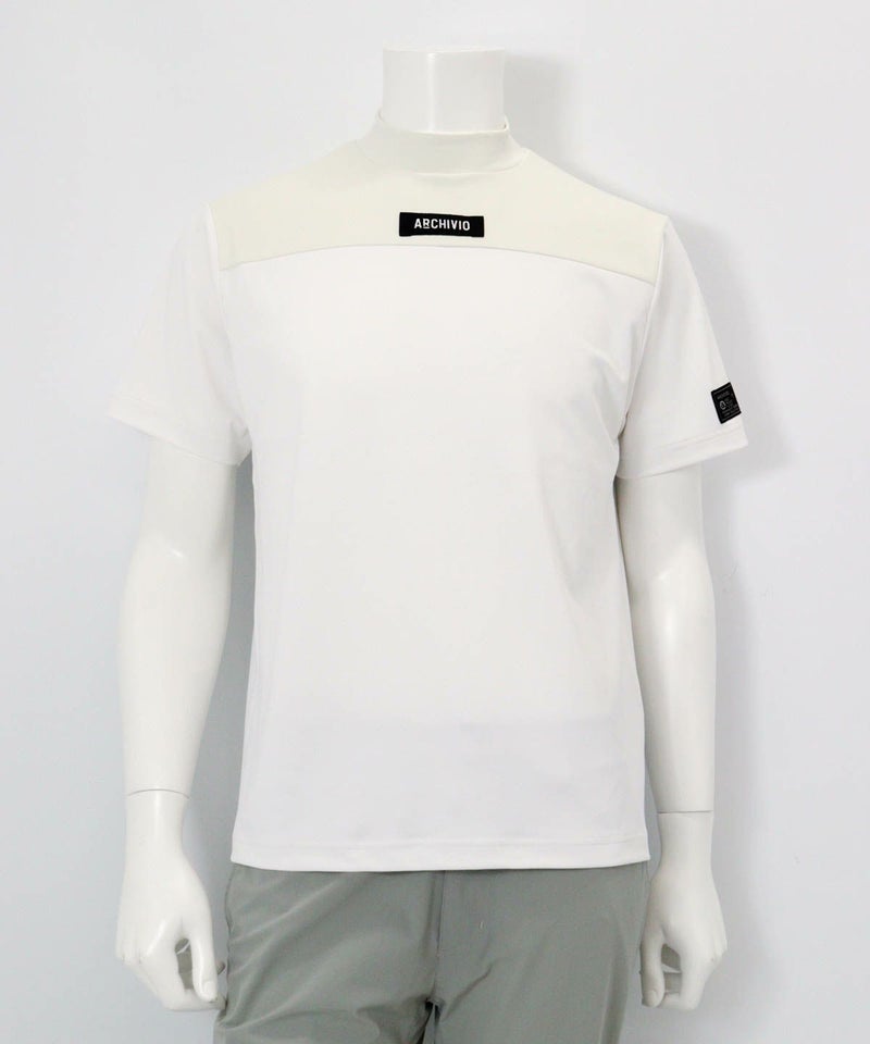 【メンズ】胸切替UV冷感プルオーバー（ホワイト）