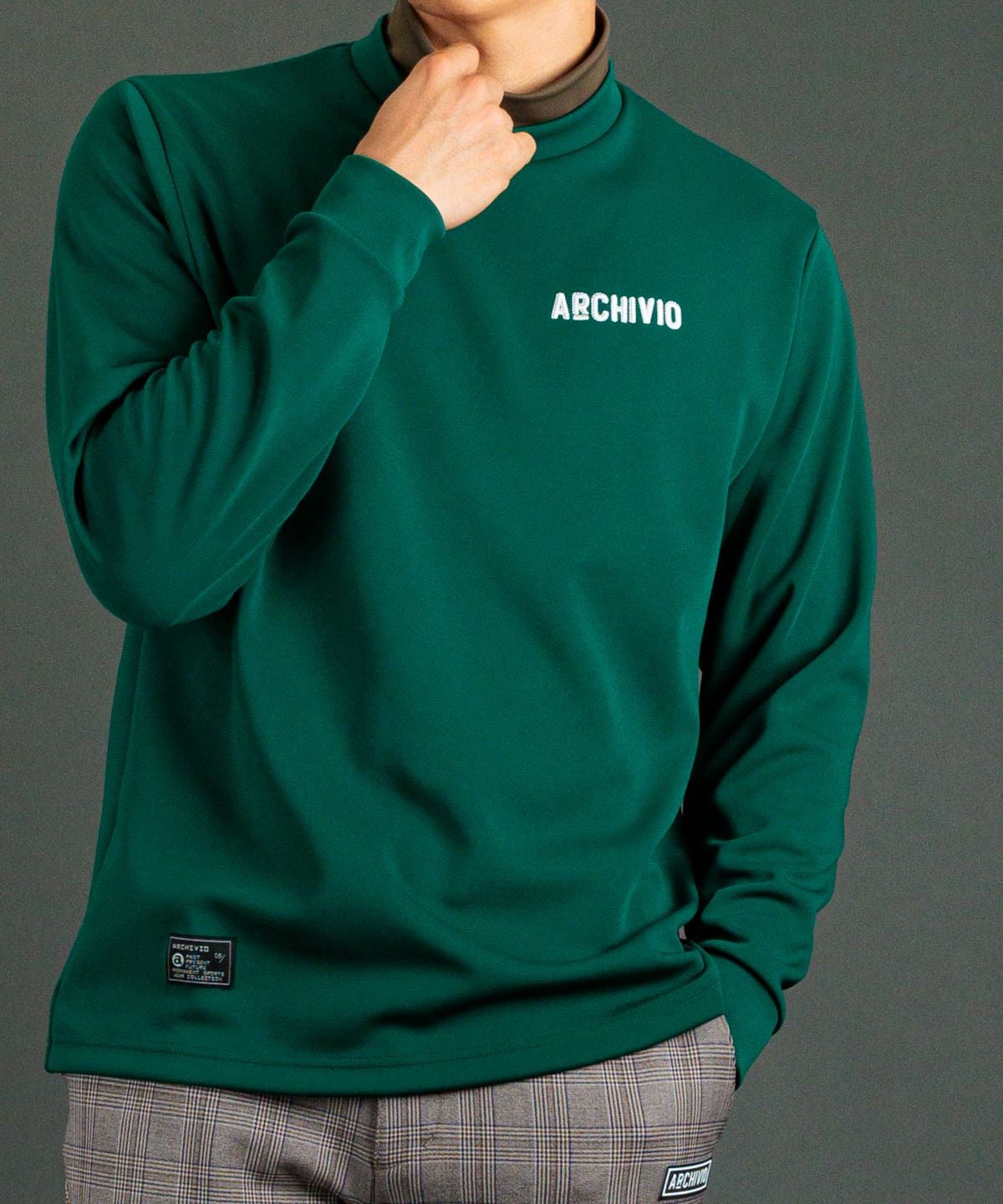 メンズ】裏起毛ボトルネックプルオーバー|アルチビオ - ゴルフウェアや