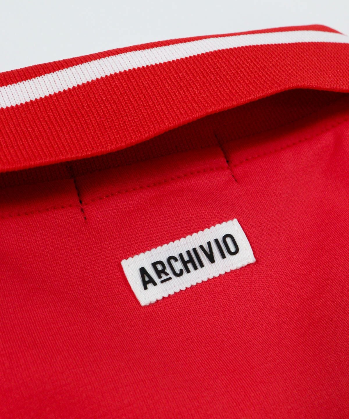 襟元後部分（レッド）