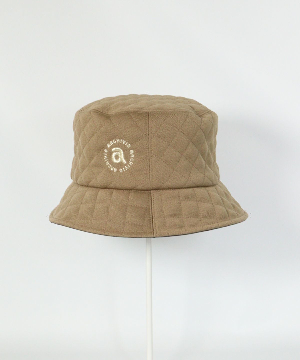 リバーシブルキルトハットサイド（ベージュ）