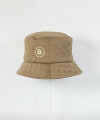 リバーシブルキルトハットサイド（ベージュ）