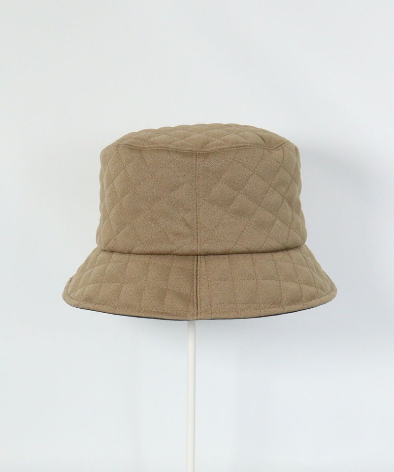 リバーシブルキルトハットサイド（ベージュ）