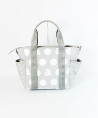 aドット柄カートバッグ（ライトグレー）