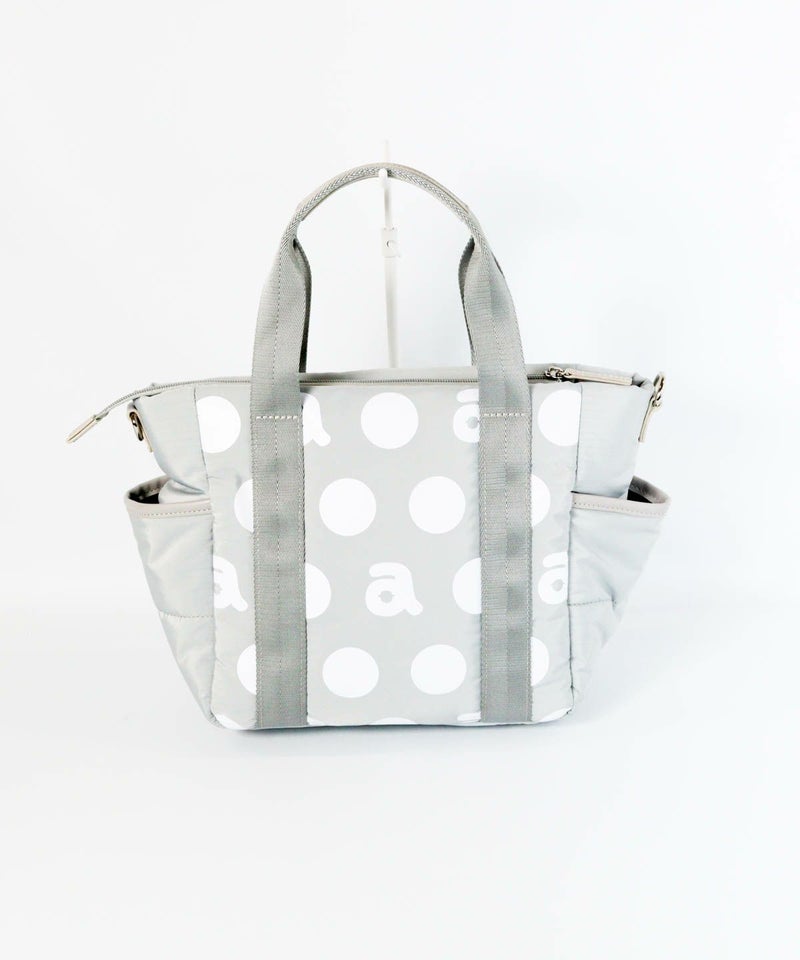 aドット柄カートバッグ（ライトグレー）