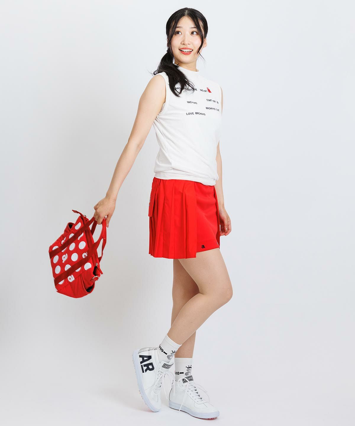aドット柄カートバッグ|アルチビオ - ゴルフウェアや婦人服通販