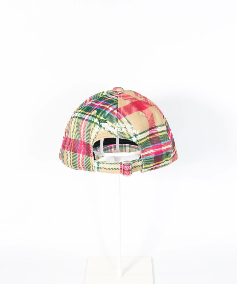 立体ロゴ刺繍キャップ後（ベージュ）