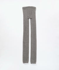 コットン混ロゴラインレギンス後（ライトグレー）