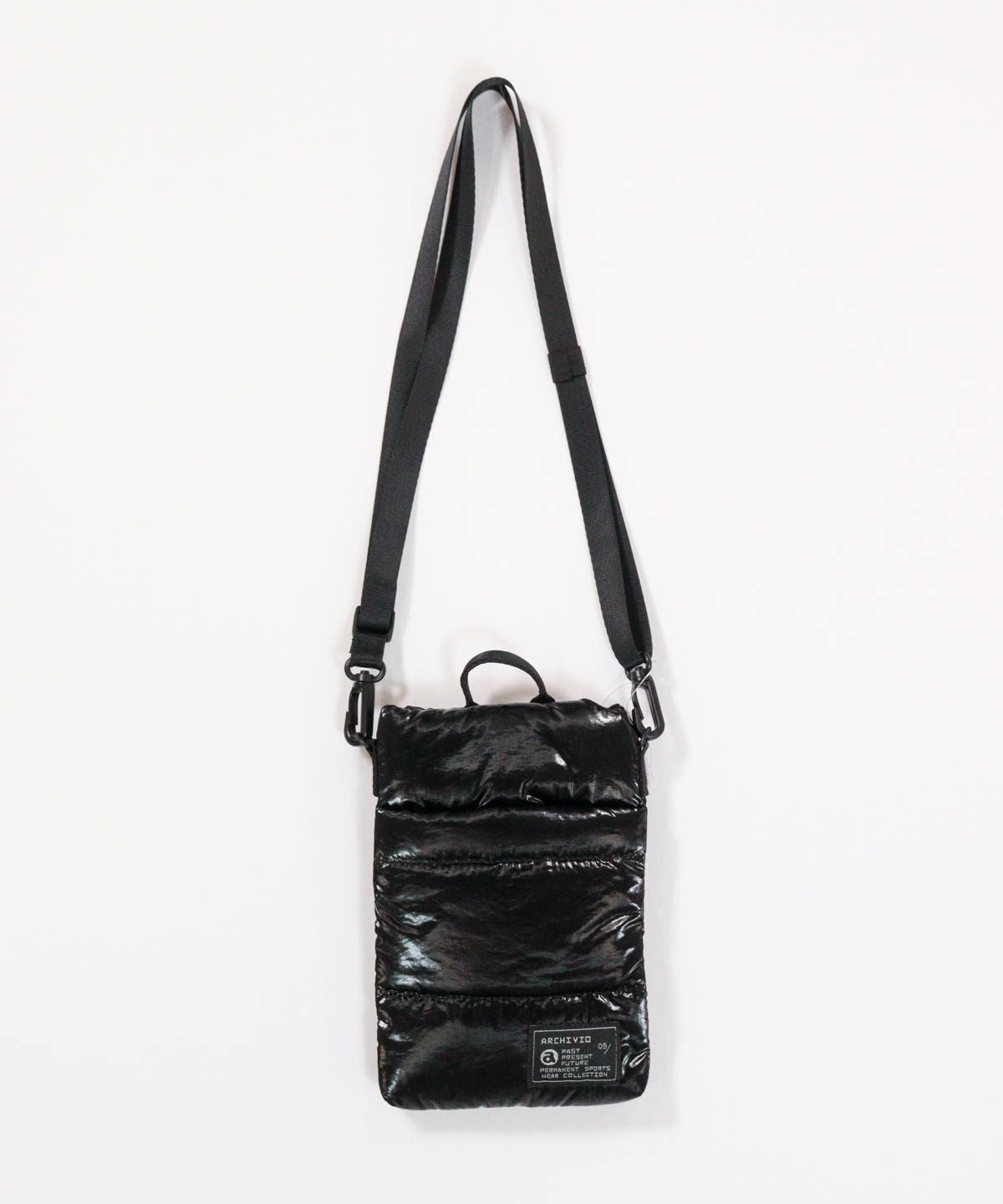 キルティングミニポシェット後（ブラック）