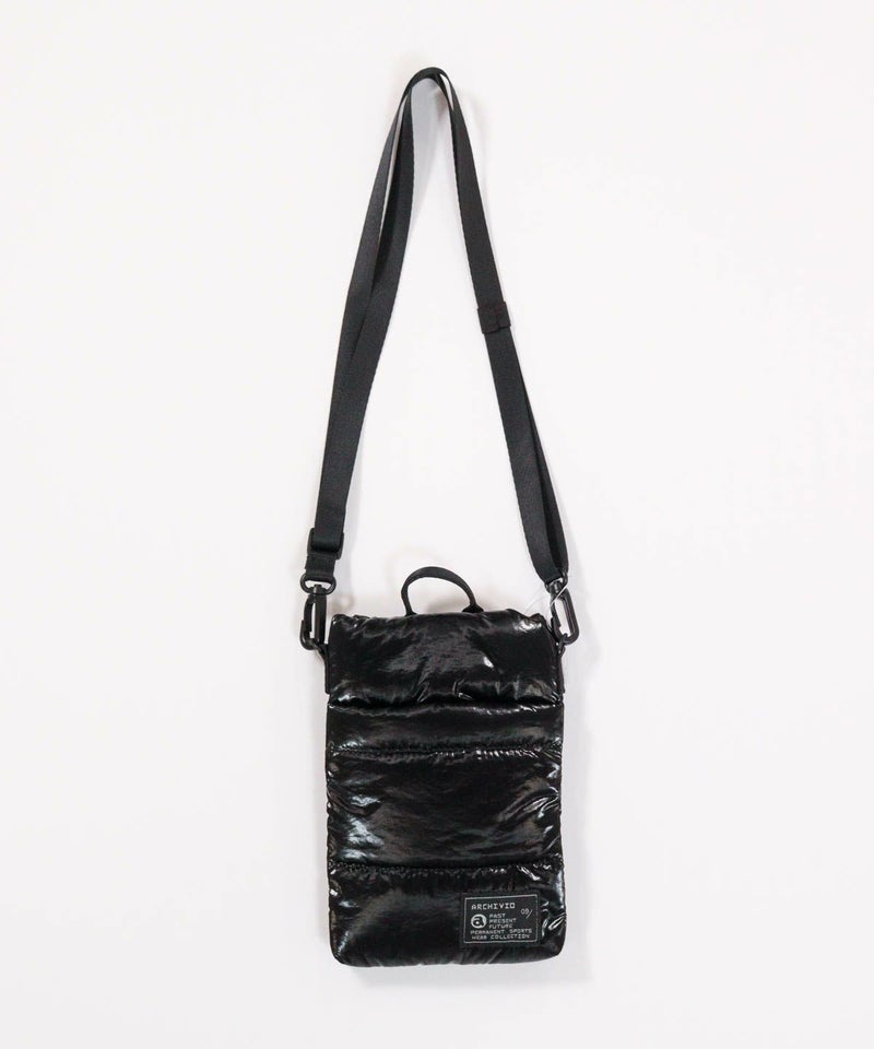 キルティングミニポシェット後（ブラック）