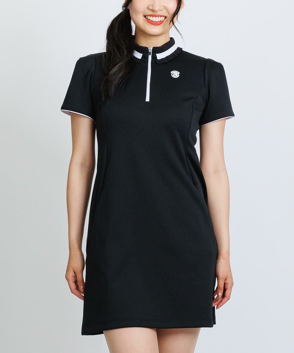 aアルチビオゴルフワンピース ネイビー/ピンク アルチビオ レディース ワンピース - ゴルフウェア通販 ビキジャパン公式