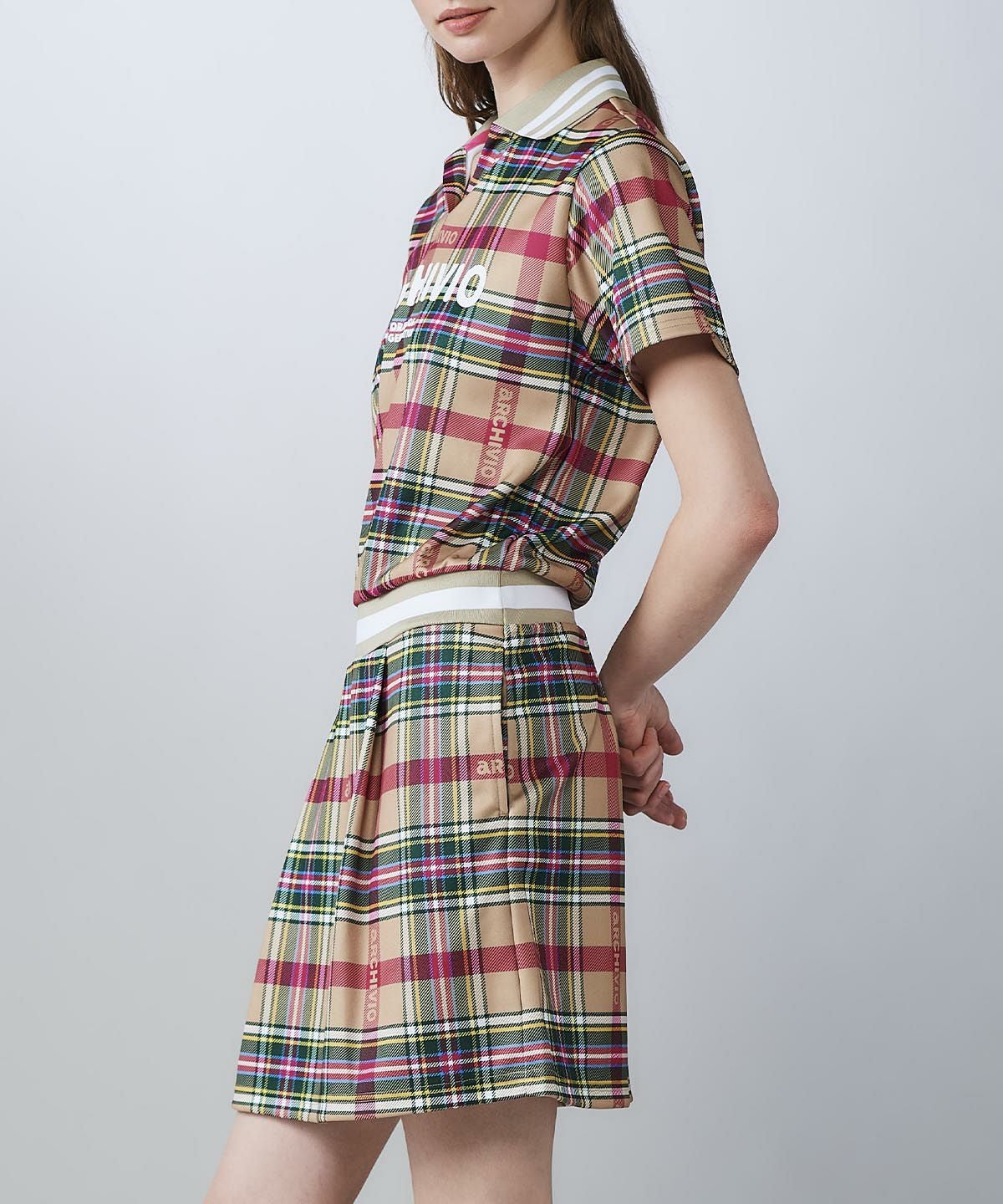 リブ切替UVスムースワンピース|アルチビオ - ゴルフウェアや婦人服通販