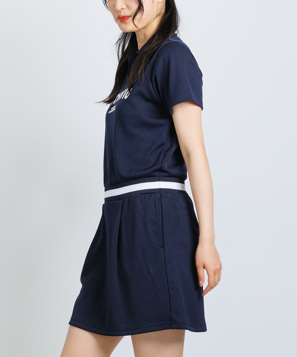 リブ切替UVスムースワンピース|アルチビオ - ゴルフウェアや婦人服通販
