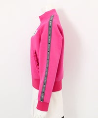 ロゴラインダンボールブルゾン横（ピンク）