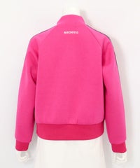 ロゴラインダンボールブルゾン後（ピンク）