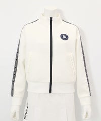 ロゴラインダンボールブルゾン（ホワイト）