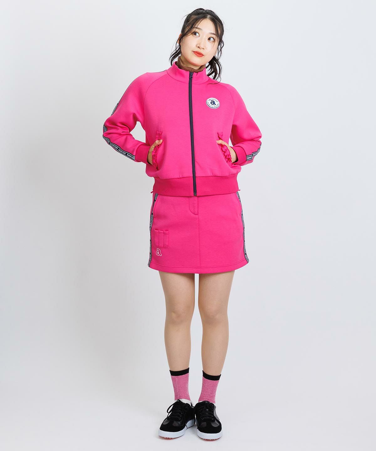 フリルポケットダンボールブルゾン|アルチビオ - ゴルフウェアや婦人服通販