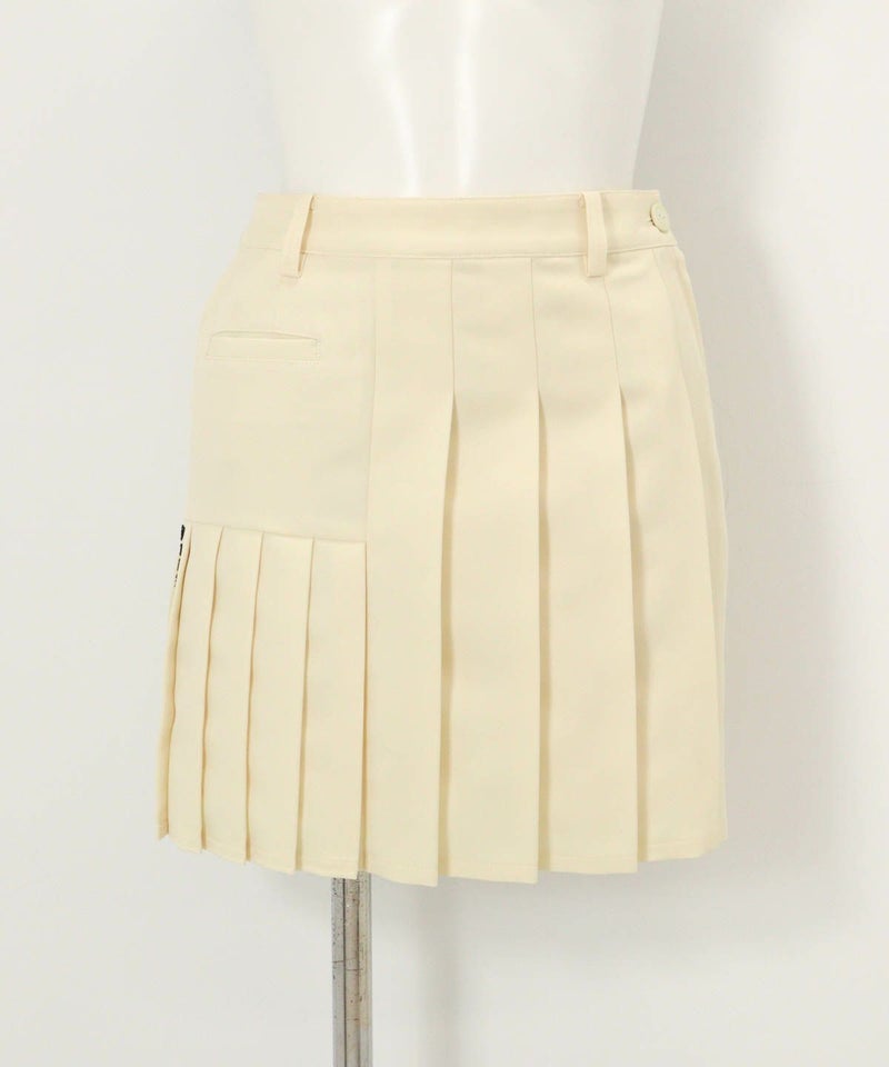 MIXプリーツスカート後（ベージュ）