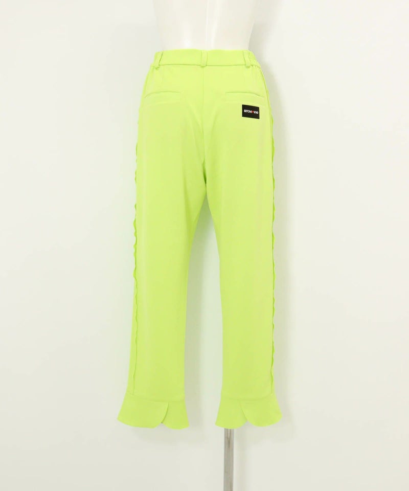 サイドフリル速乾パンツ後（ライトグリーン）