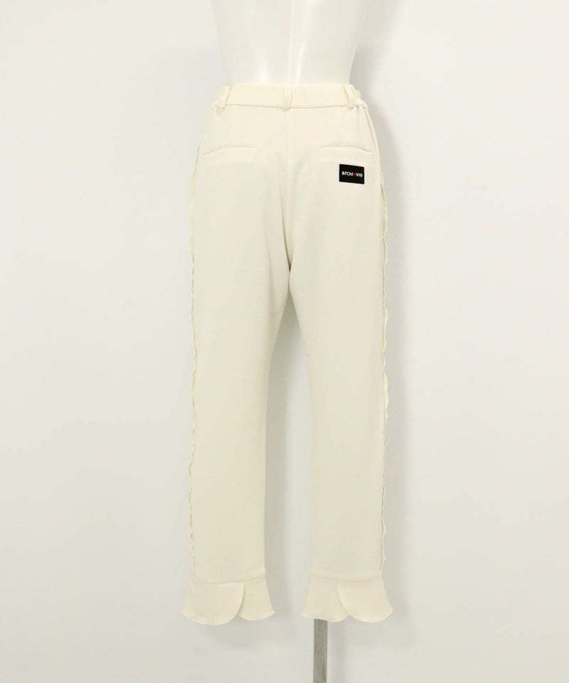 サイドフリル速乾パンツ後（ホワイト）