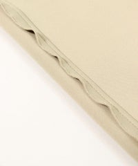 プリーツ部分（ベージュ）