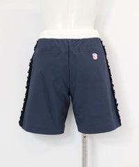 綿ベロアラインUVハーフパンツ後（グレー）