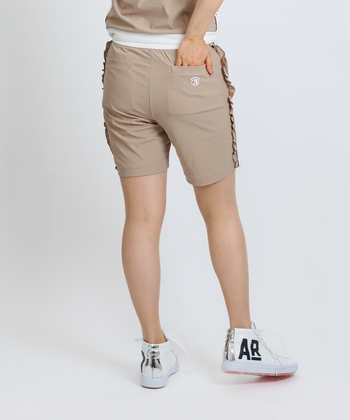 綿ベロアラインUVハーフパンツ|アルチビオ - ゴルフウェアや婦人服通販