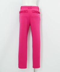 ロゴラインダンボールパンツ後（ピンク）