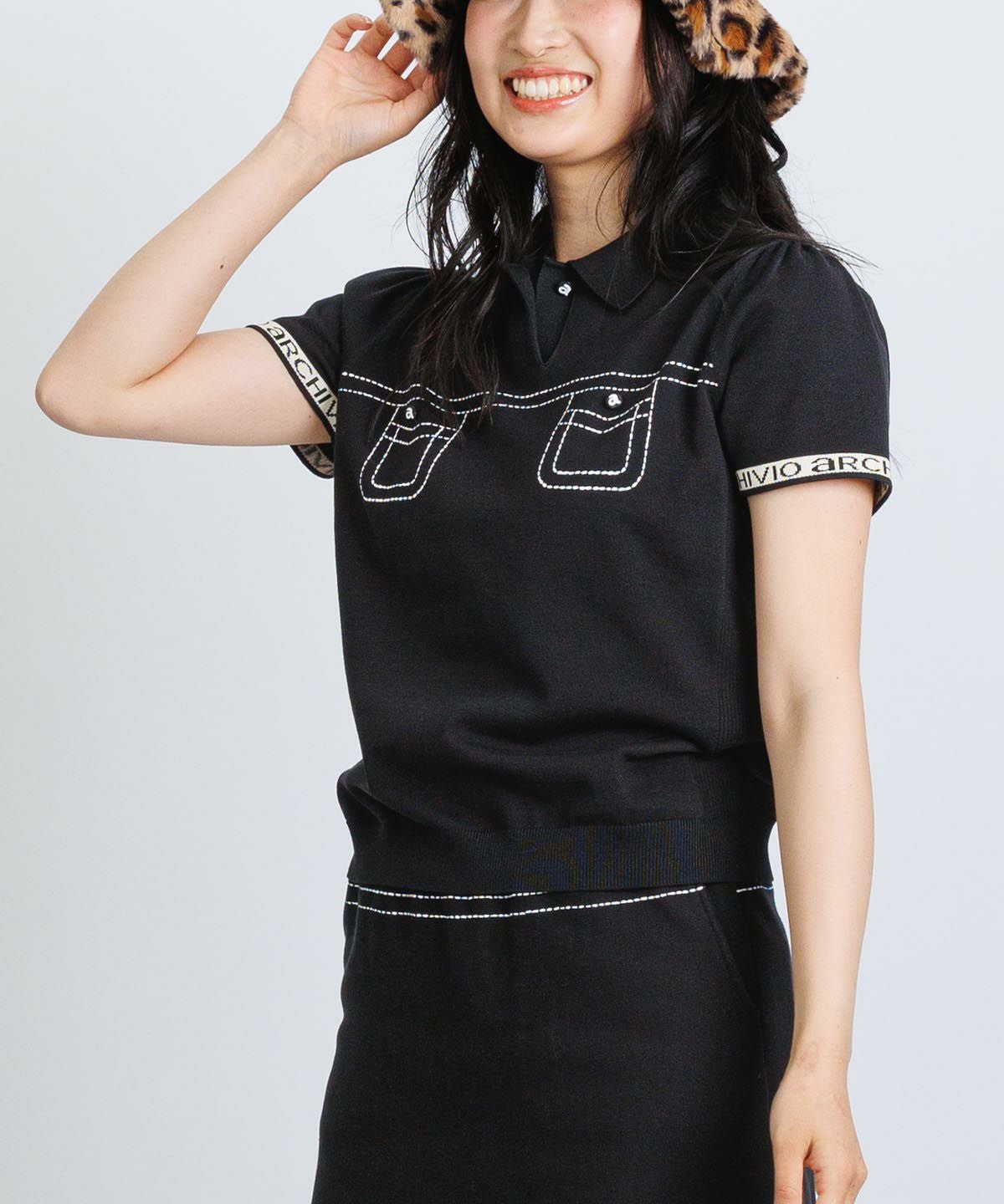 モデル着用画像(ブラック)