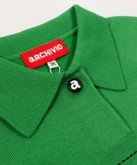 襟元部分（グリーン）