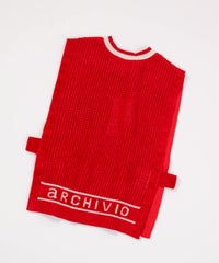 モールニットメッシュベスト（レッド）