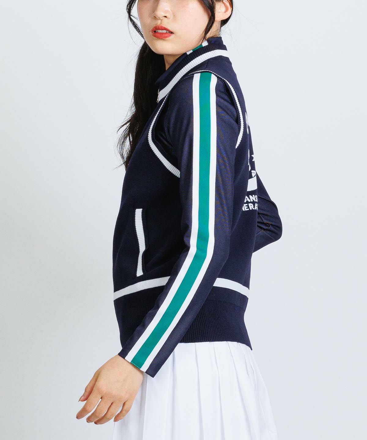 モデル着用画像(ネイビー)