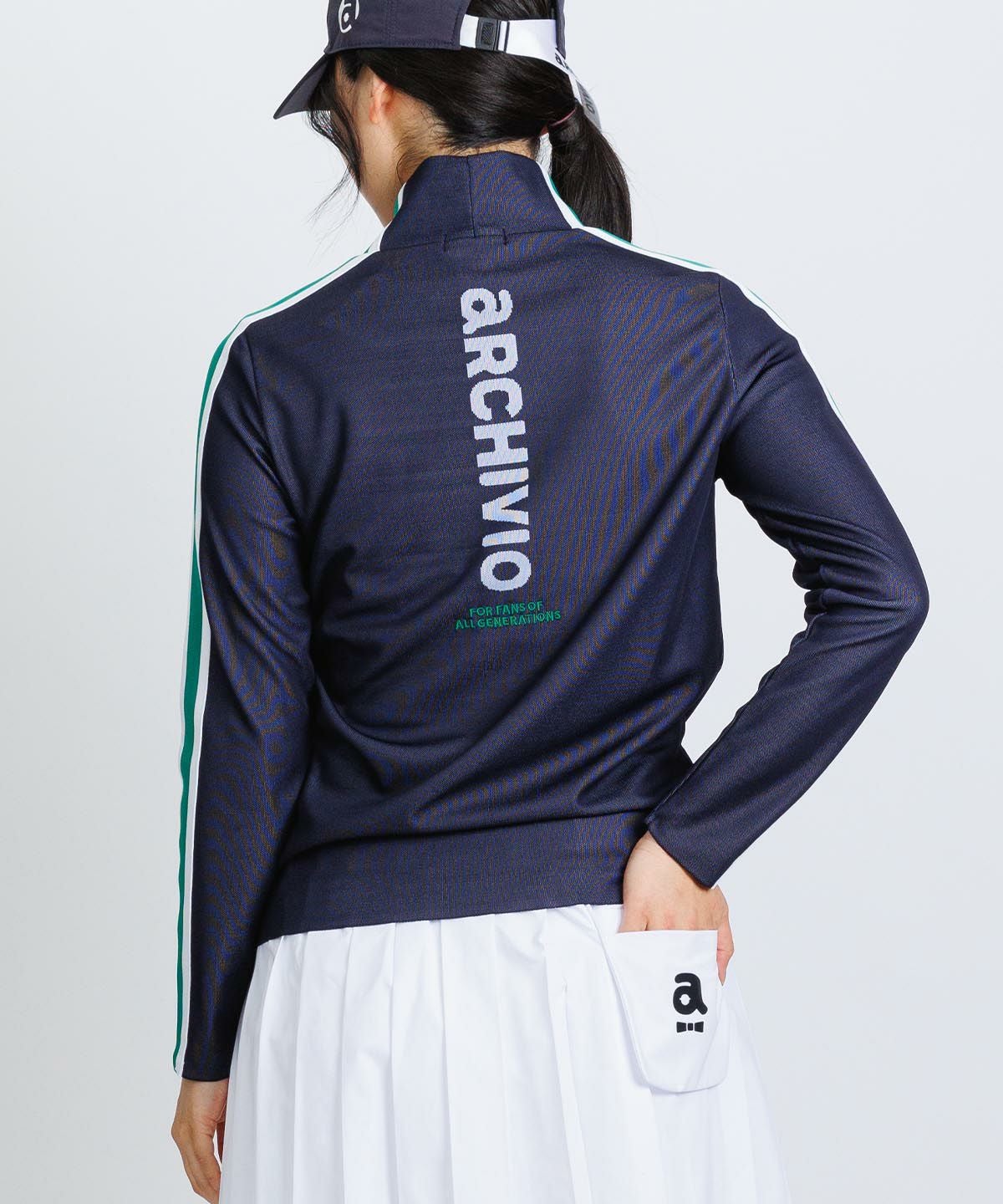 モデル着用画像(ネイビー)