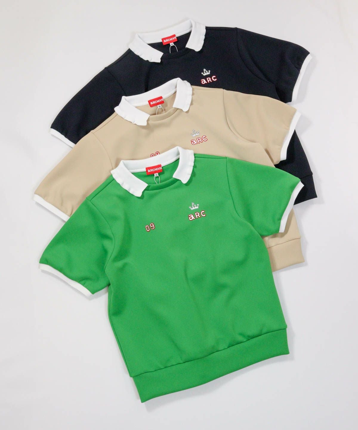 フリル襟UV冷感ダンボールプルオーバー|アルチビオ - ゴルフウェアや