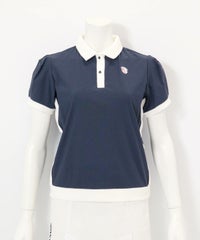  綿ベロア切替UV冷感ポロシャツ（グレー）