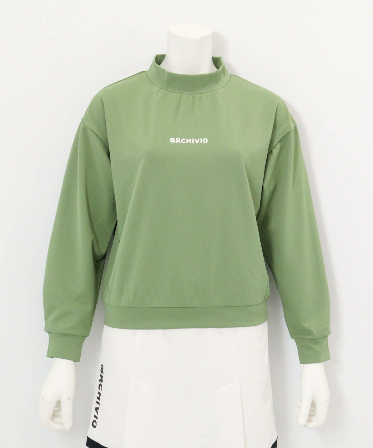 タック袖UV速乾プルオーバー（グリーン）