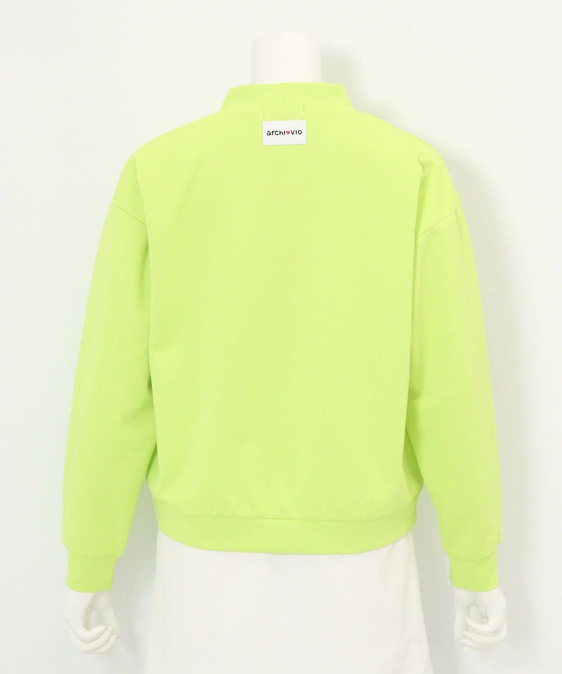 タック袖UV速乾プルオーバー後（ライトグリーン）