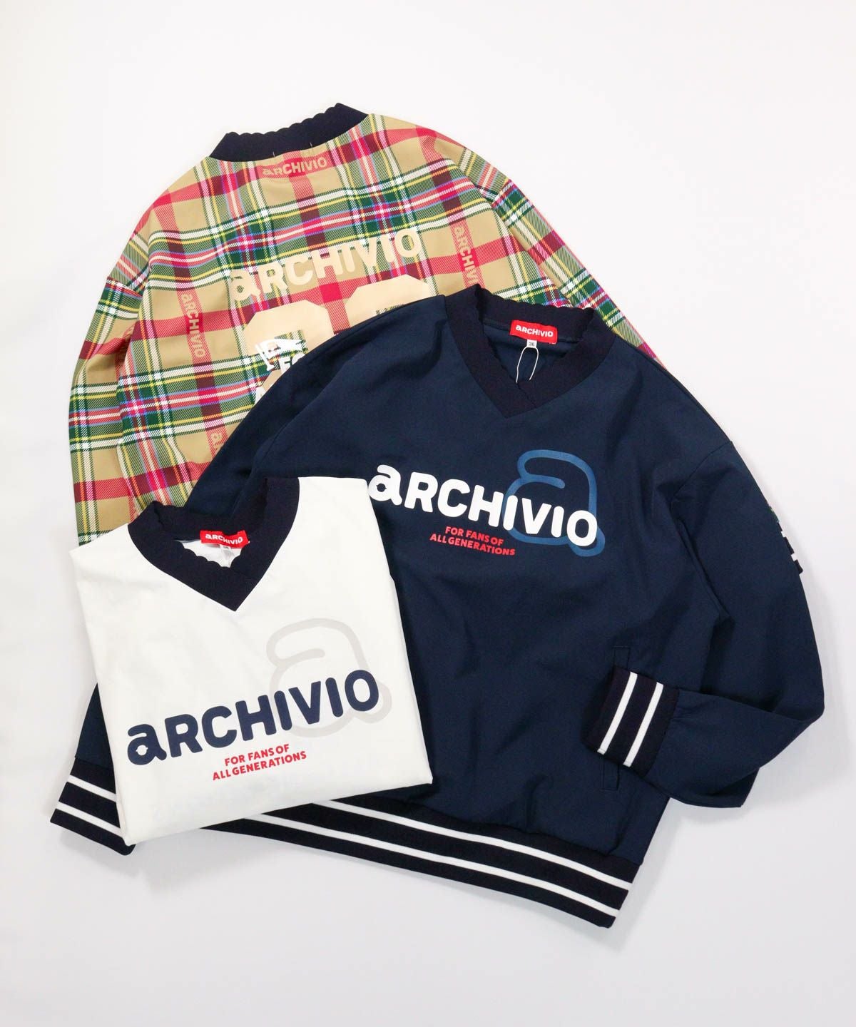 ポーチ付カレッジ風プルオーバー|アルチビオ - ゴルフウェアや婦人服通販