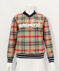 ポーチ付カレッジ風プルオーバー(ベージュ)