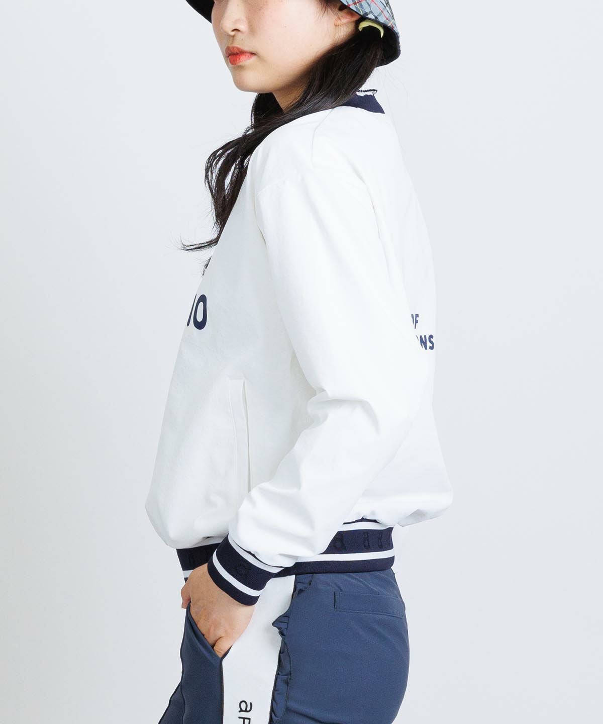 ポーチ付カレッジ風プルオーバー|アルチビオ - ゴルフウェアや婦人服通販