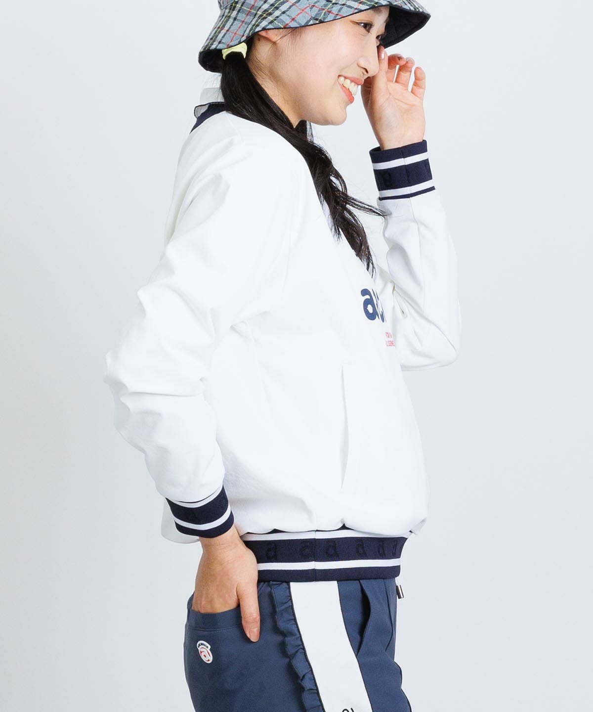 ポーチ付カレッジ風プルオーバー|アルチビオ - ゴルフウェアや婦人服通販