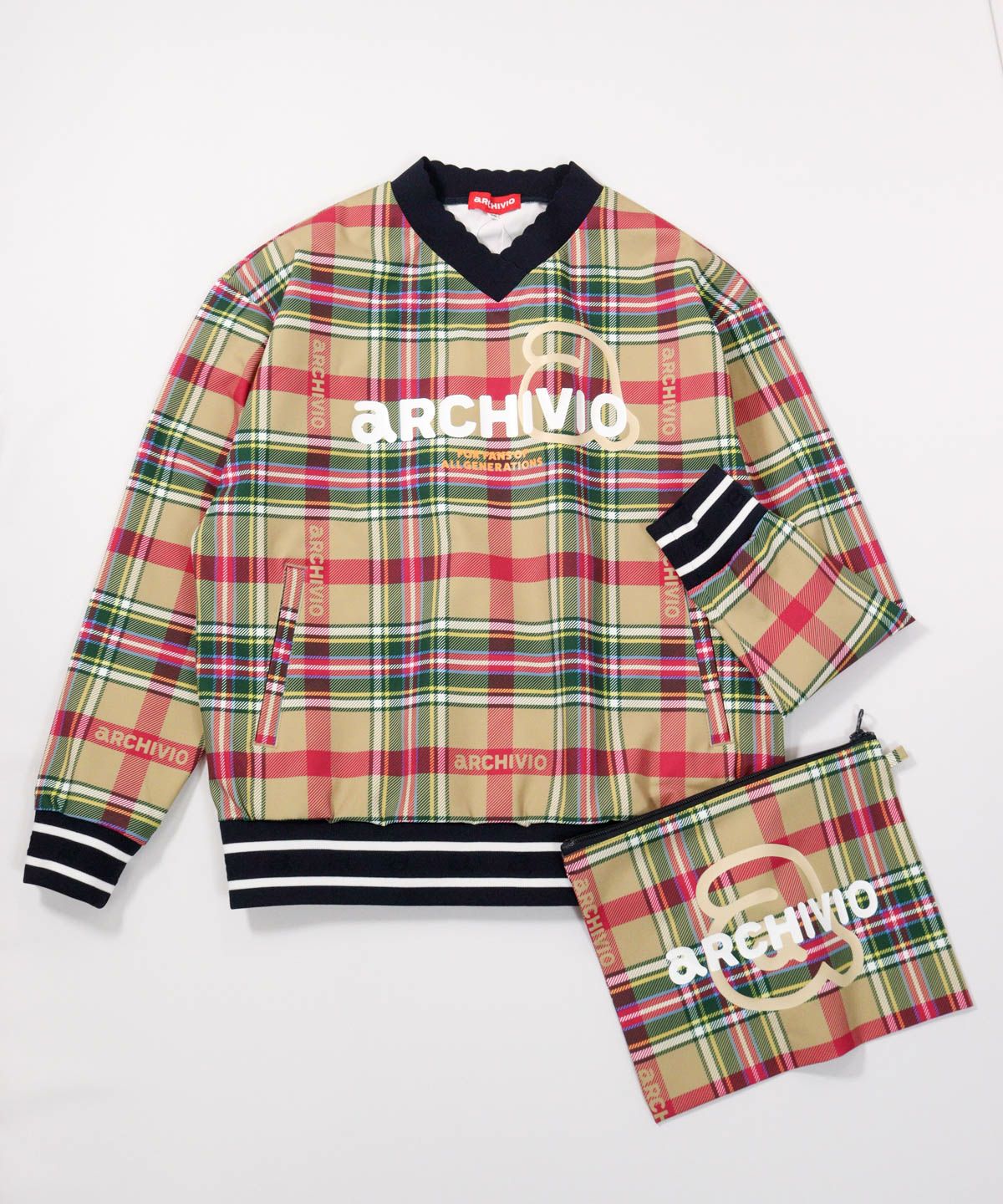 ポーチ付カレッジ風プルオーバー|アルチビオ - ゴルフウェアや婦人服通販