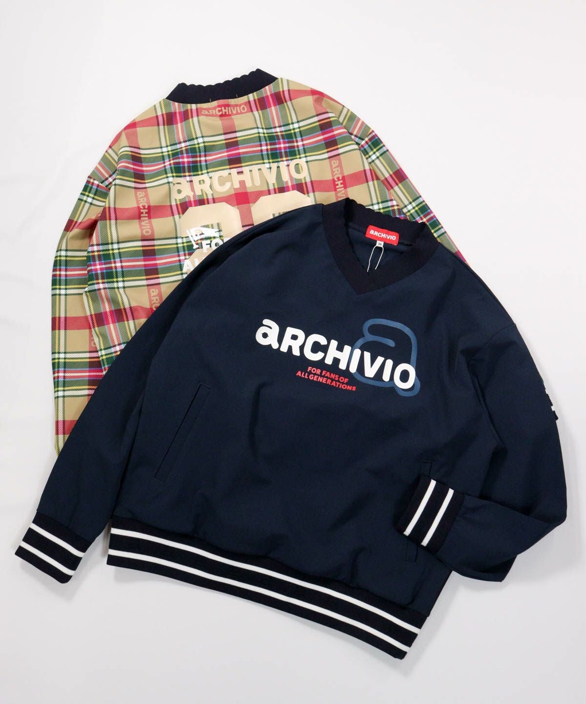 ポーチ付カレッジ風プルオーバー|アルチビオ - ゴルフウェアや婦人服通販
