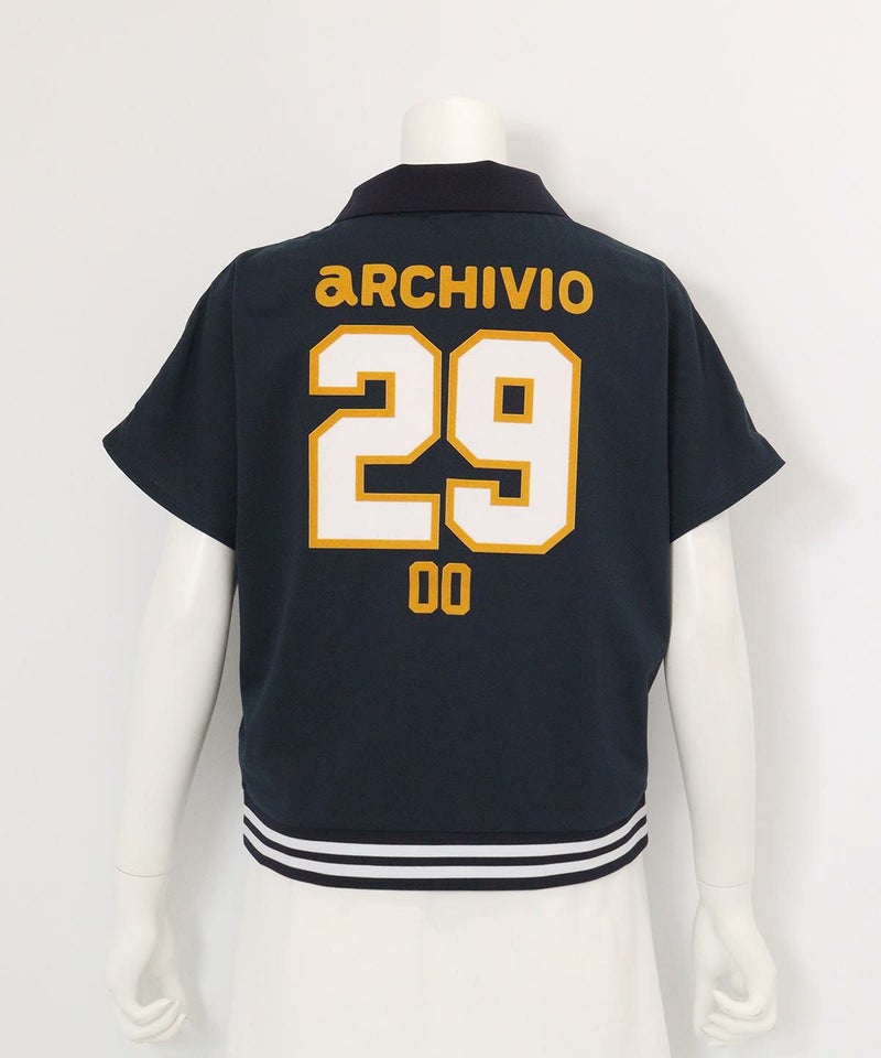 ナンバーロゴプルオーバー(ネイビー)後ろ